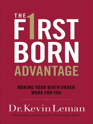cover image of The Firstborn Advantage